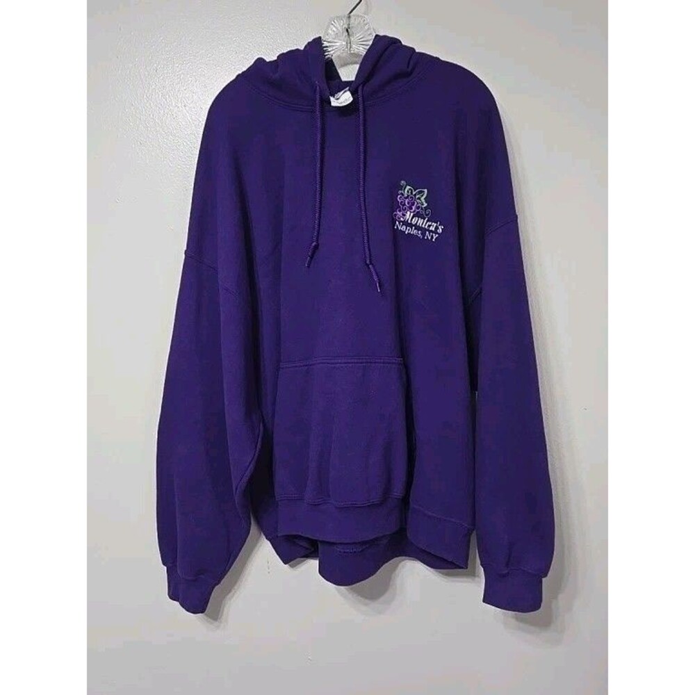 Monica's Naples N.Y 2X Purple Hoodie
